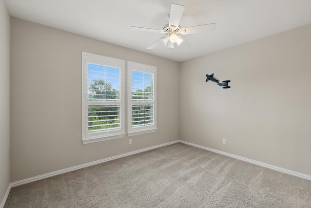 2866 Milsons Point Dr, Trophy Club, TX 76262 - unfurnished room with light colored carpet and a ceiling fan