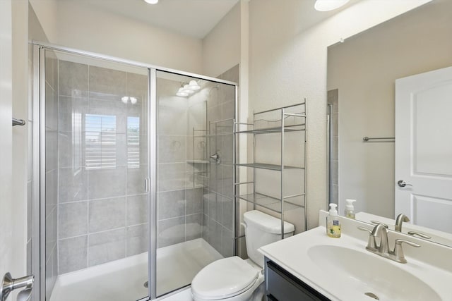2866 Milsons Point Dr, Trophy Club, TX 76262 - full bathroom featuring a shower stall, vanity, and a textured wall