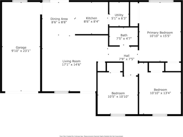 2308 Foxcroft Ln, Arlington, TX 76014 - property floor plan