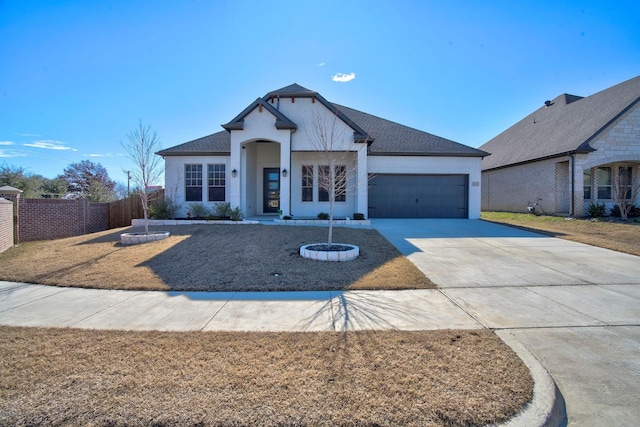 2213 Windy Hill Ln, Waxahachie, TX 75167 - view of front of house featuring a garage, concrete driveway, and a shingled roof