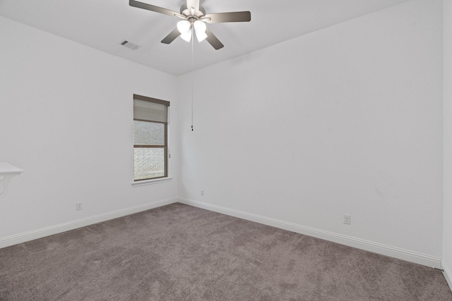 2213 Windy Hill Ln, Waxahachie, TX 75167 - carpeted spare room with baseboards and a ceiling fan