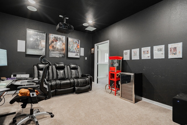 2702 Willow Ln, Melissa, TX 75454 - carpeted cinema room featuring baseboards