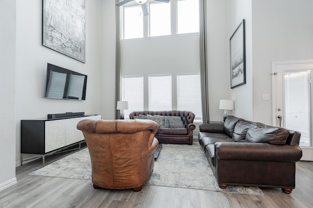 2702 Willow Ln, Melissa, TX 75454 - living room with a towering ceiling and wood finished floors