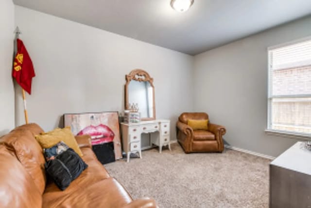11520 Starlight Ranch Trl, Fort Worth, TX 76052 - carpeted living room featuring baseboards