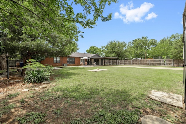 2202 Belmeade Ave, Brownwood, TX 76801 - view of yard
