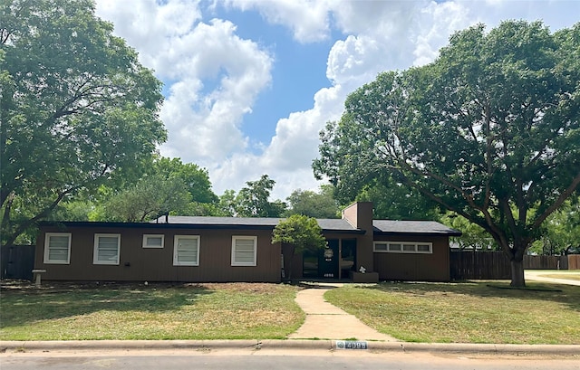 4098 Avondale St, Abilene, TX 79605 - ranch-style house featuring a chimney