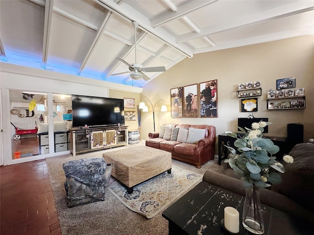 4098 Avondale St, Abilene, TX 79605 - living area with ceiling fan