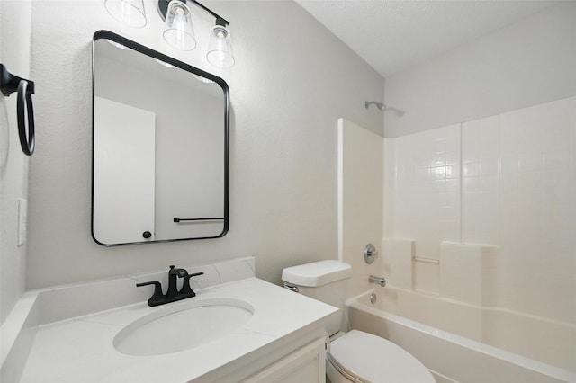 2922 Sheridan Ln, Wylie, TX 75098 - bathroom featuring toilet, vanity, and bathing tub / shower combination