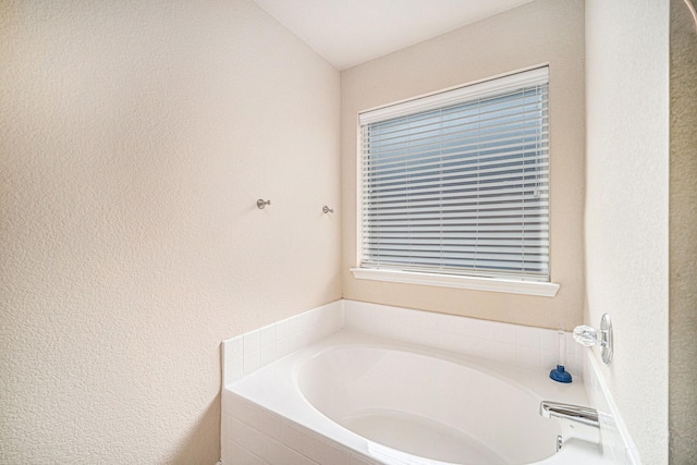 600 Swift Current Dr, Crowley, TX 76036 - full bathroom with a bath and a textured wall