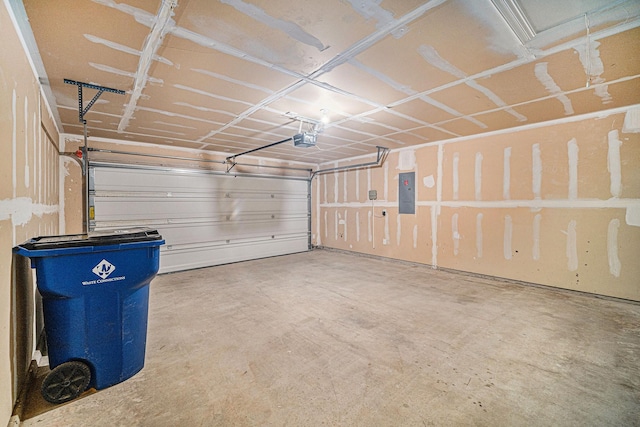 600 Swift Current Dr, Crowley, TX 76036 - garage featuring electric panel and a garage door opener