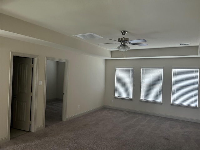 1308 Carlet Dr, Little Elm, TX 75068 - empty room featuring carpet, a ceiling fan, and baseboards