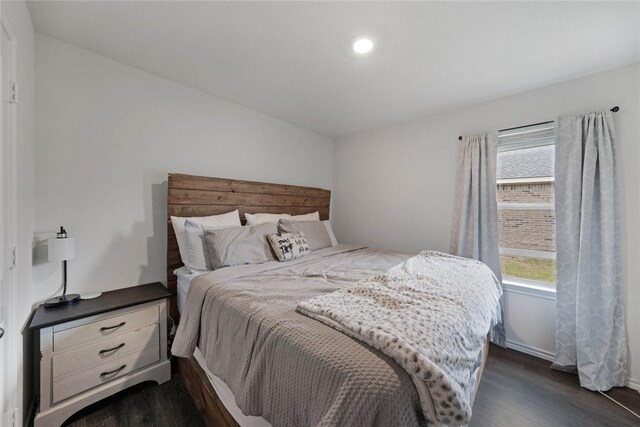 2212 Rosemary Way, Anna, TX 75409 - bedroom with dark wood-style floors and recessed lighting