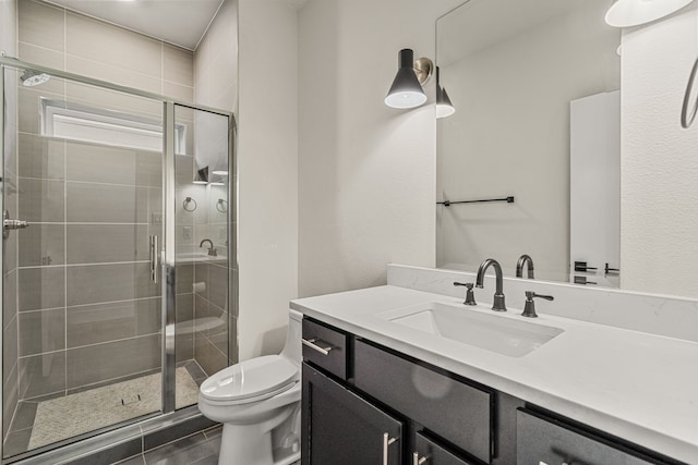 920 Muncie Ave, Dallas, TX 75212 - full bathroom with vanity, toilet, and a stall shower