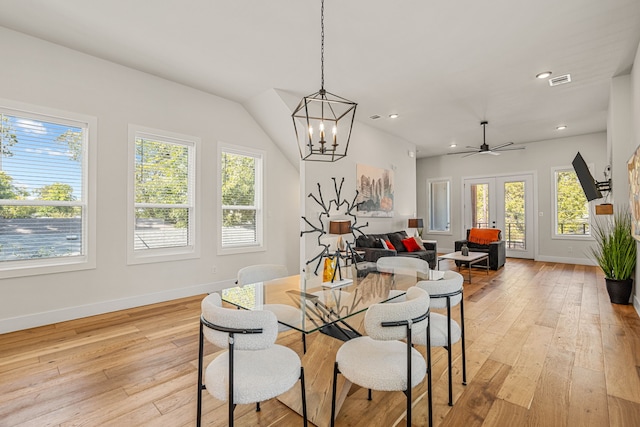 920 Muncie Ave, Dallas, TX 75212 - dining space featuring healthy amount of natural light, light wood-style flooring, baseboards, a chandelier, and recessed lighting