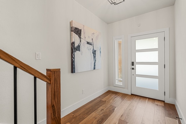 920 Muncie Ave, Dallas, TX 75212 - entryway featuring hardwood / wood-style floors and baseboards