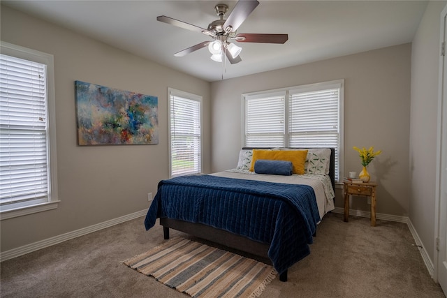 1306 S Oak Cliff Blvd, Dallas, TX 75208 - bedroom featuring carpet flooring, multiple windows, and baseboards