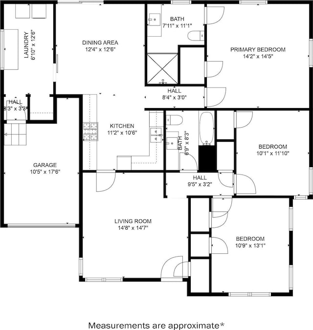 1306 S Oak Cliff Blvd, Dallas, TX 75208 - home floor plan