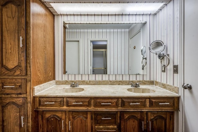 677 Fm 3356, Van Alstyne, TX 75495 - bathroom featuring double vanity