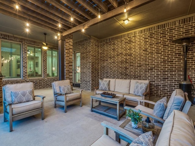 5717 Dr Kenneth Cooper Dr, Mckinney, TX 75070 - view of patio / terrace with outdoor lounge area