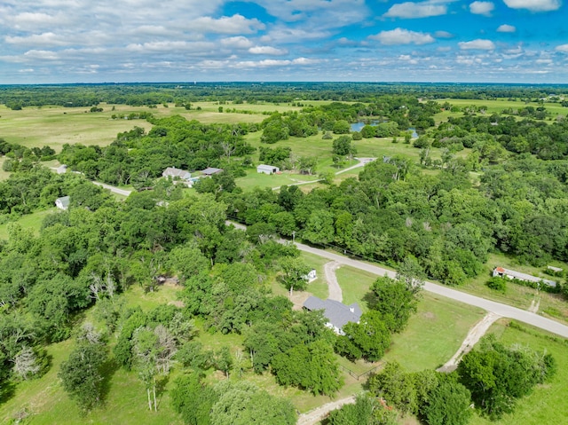 13530 Hiram Rd, Wills Point, TX 75169 - aerial view of a heavily wooded area