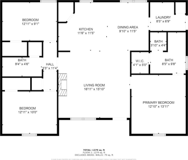 13530 Hiram Rd, Wills Point, TX 75169 - home floor plan