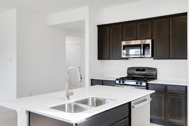 1916 Coleto Rd, Crandall, TX 75114 - kitchen featuring stainless steel appliances, a sink, and light countertops