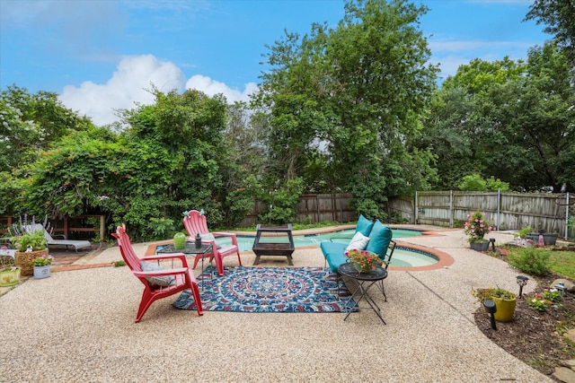 5020 Timber Creek Rd, Flower Mound, TX 75028 - view of pool featuring a patio area and a fenced backyard