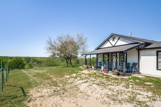 6980 Prather Rd, Springtown, TX 76082 - view of yard with a porch