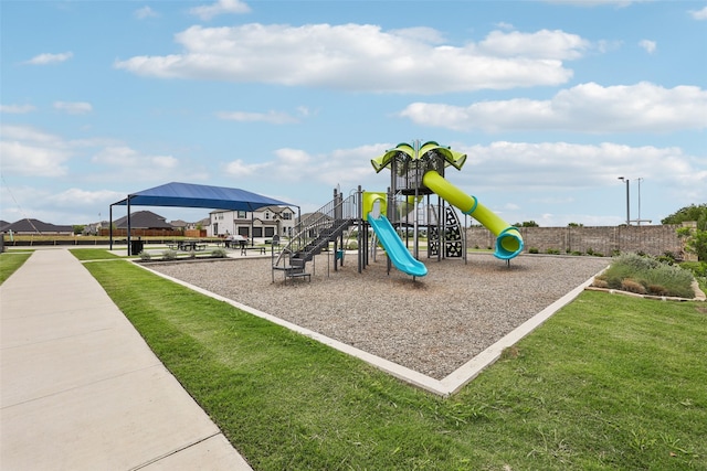 1305 Xeraco Dr, Little Elm, TX 75068 - community playground featuring a yard