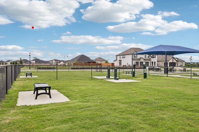 1305 Xeraco Dr, Little Elm, TX 75068 - view of property's community featuring a dog friendly area and a residential view