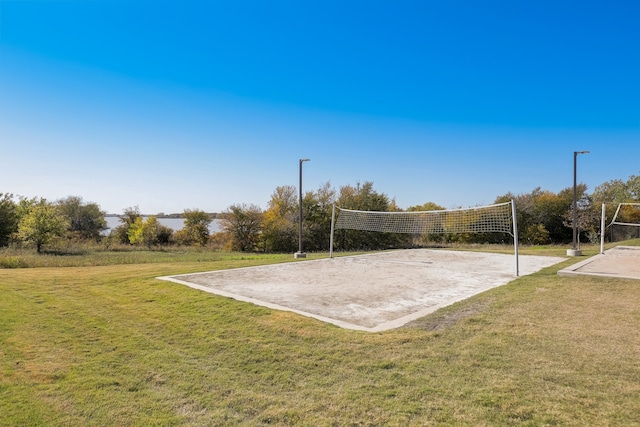 1305 Xeraco Dr, Little Elm, TX 75068 - view of home's community with volleyball court and a yard
