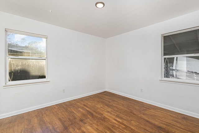111 Leighton Dr, Terrell, TX 75160 - empty room with baseboards and wood finished floors