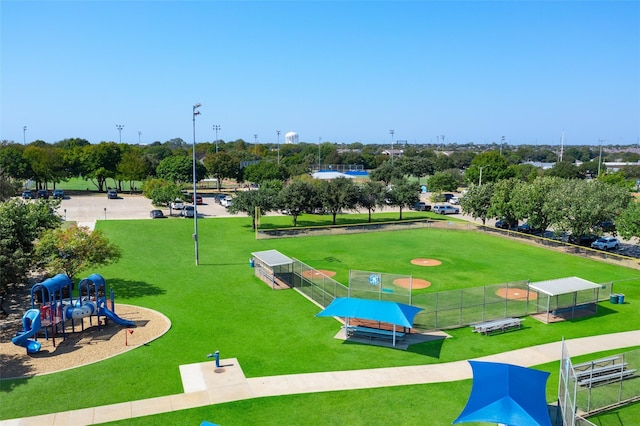100 Samuel St, Denton, TX 76207 - view of community featuring view of wooded area