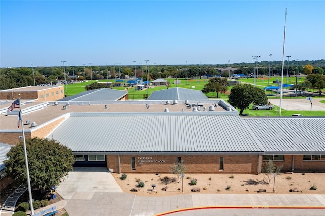 100 Samuel St, Denton, TX 76207 - aerial view