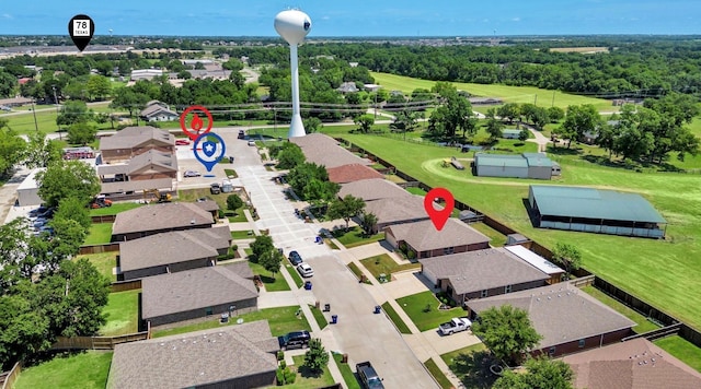552 Lincoln Ave, Lavon, TX 75166 - aerial perspective of suburban area