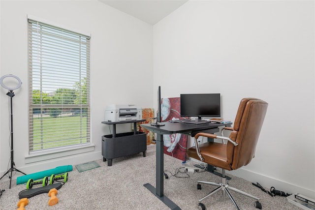 2130 Lassen Dr, Prosper, TX 75078 - home office featuring carpet flooring