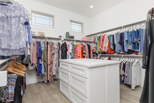 2130 Lassen Dr, Prosper, TX 75078 - walk in closet with light wood finished floors
