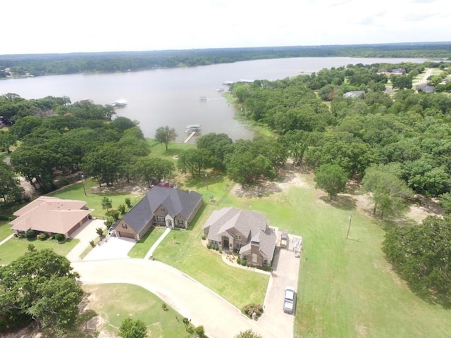 2663 Rodeo Dr, Quinlan, TX 75474 - aerial overview of property's location with a nearby body of water