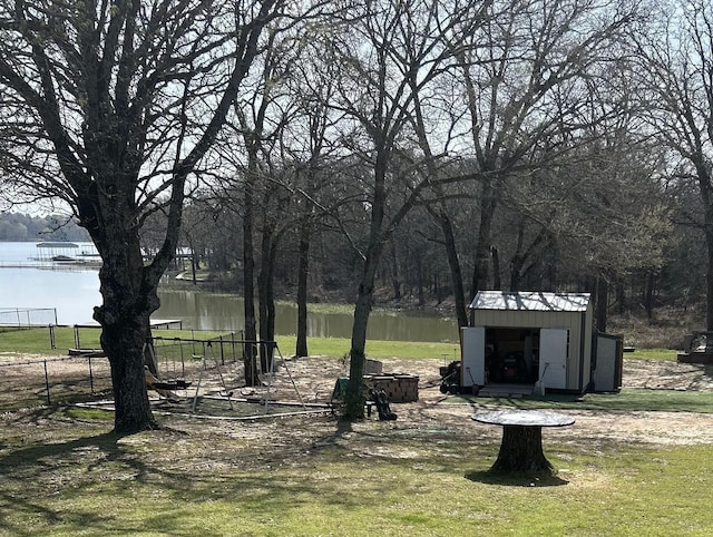 2663 Rodeo Dr, Quinlan, TX 75474 - view of yard with a water view