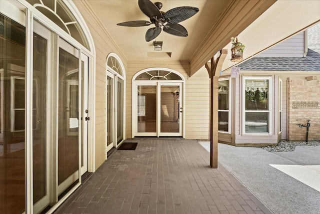 29 Timbergreen Cir, Denton, TX 76205 - view of patio / terrace featuring a ceiling fan