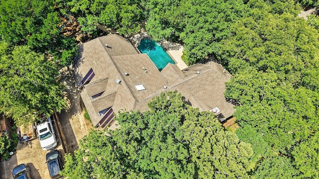 29 Timbergreen Cir, Denton, TX 76205 - aerial view of property and surrounding area featuring a pool area