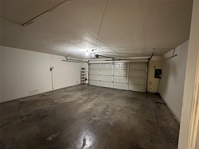 9706-9708 Springtree, Dallas, TX 75243 - garage featuring a garage door opener and electric panel