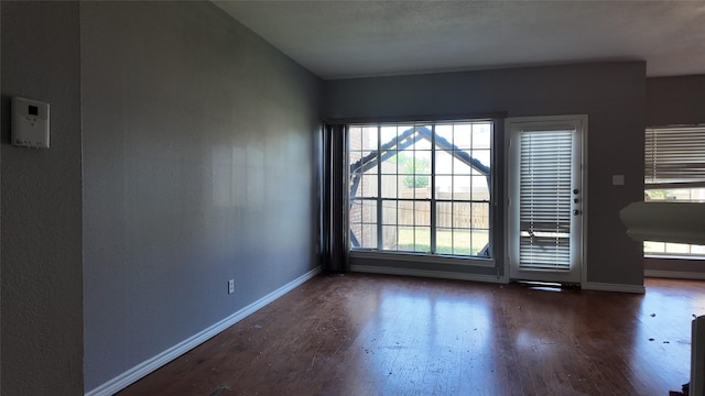 2405 Northlake Ct, Irving, TX 75038 - unfurnished room with wood finished floors and baseboards