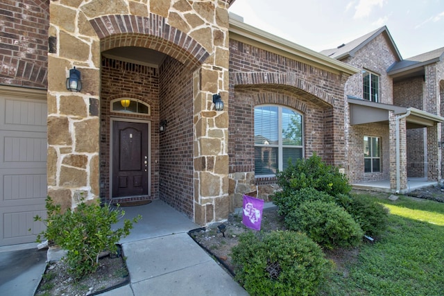 3713 Blessington Dr, Frisco, TX 75036 - view of exterior entry featuring brick siding