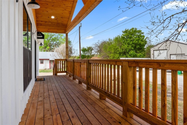 209 N Broad St, Saint Jo, TX 76265 - view of deck