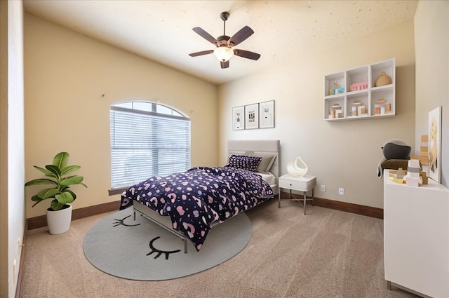 7149 Stone Villa Cir, North Richland Hills, TX 76182 - carpeted bedroom featuring baseboards and a ceiling fan