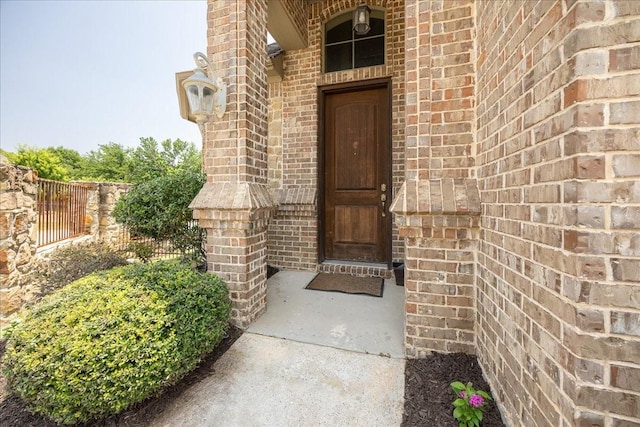 7149 Stone Villa Cir, North Richland Hills, TX 76182 - doorway to property featuring brick siding