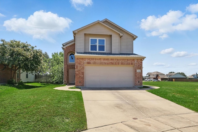 1900 Cassandra Ct, Fort Worth, TX 76131 - traditional home with brick siding, a garage, and driveway