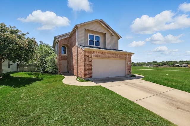 1900 Cassandra Ct, Fort Worth, TX 76131 - traditional home featuring an attached garage, driveway, and brick siding