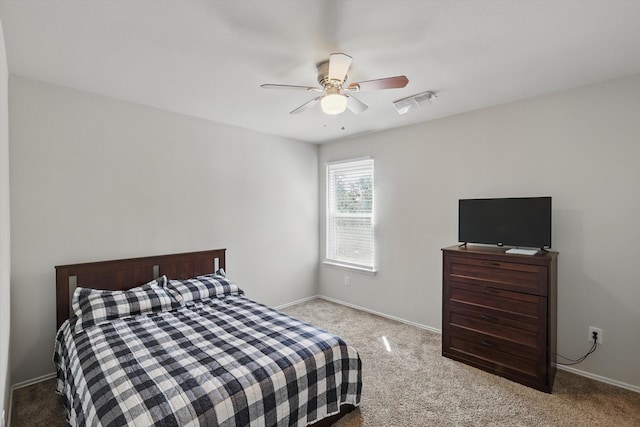 1900 Cassandra Ct, Fort Worth, TX 76131 - bedroom with carpet floors, baseboards, and a ceiling fan